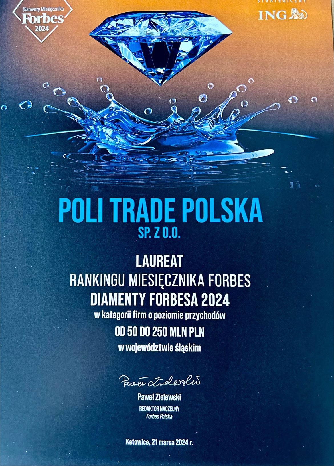 Diamenty Forbes dla Feniks Pellets